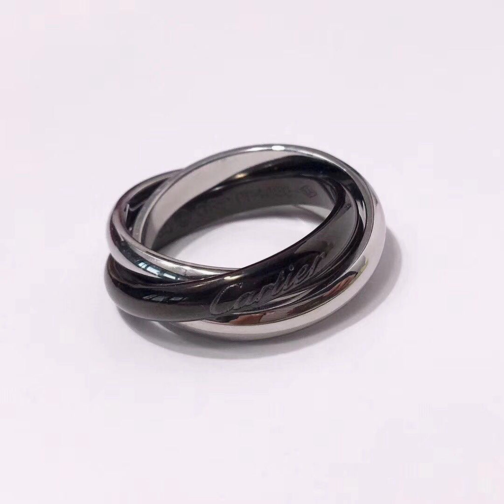 [OAK JURI]TRINITY 3.2MM RING BLACK CERAMIC