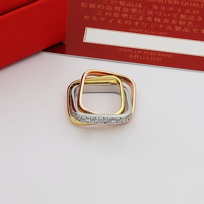 [OAK JURI]TRINITY 3.5MM CUSHION RING COLLECTION
