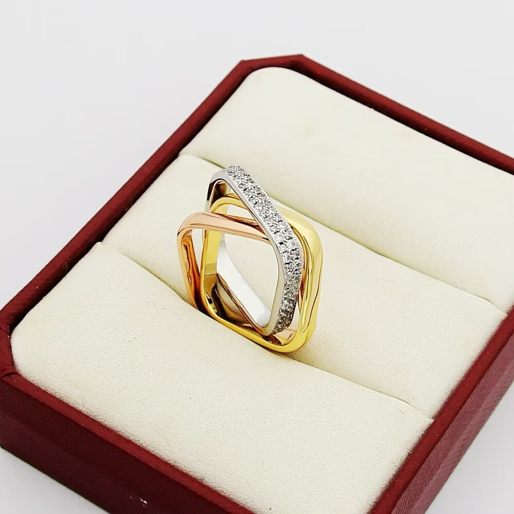 [OAK JURI]TRINITY 3.5MM CUSHION RING COLLECTION