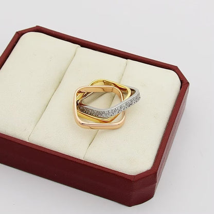 [OAK JURI]TRINITY 3.5MM CUSHION RING COLLECTION