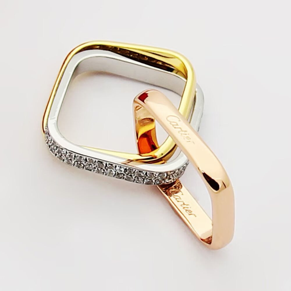 [OAK JURI]TRINITY 3.5MM CUSHION RING COLLECTION