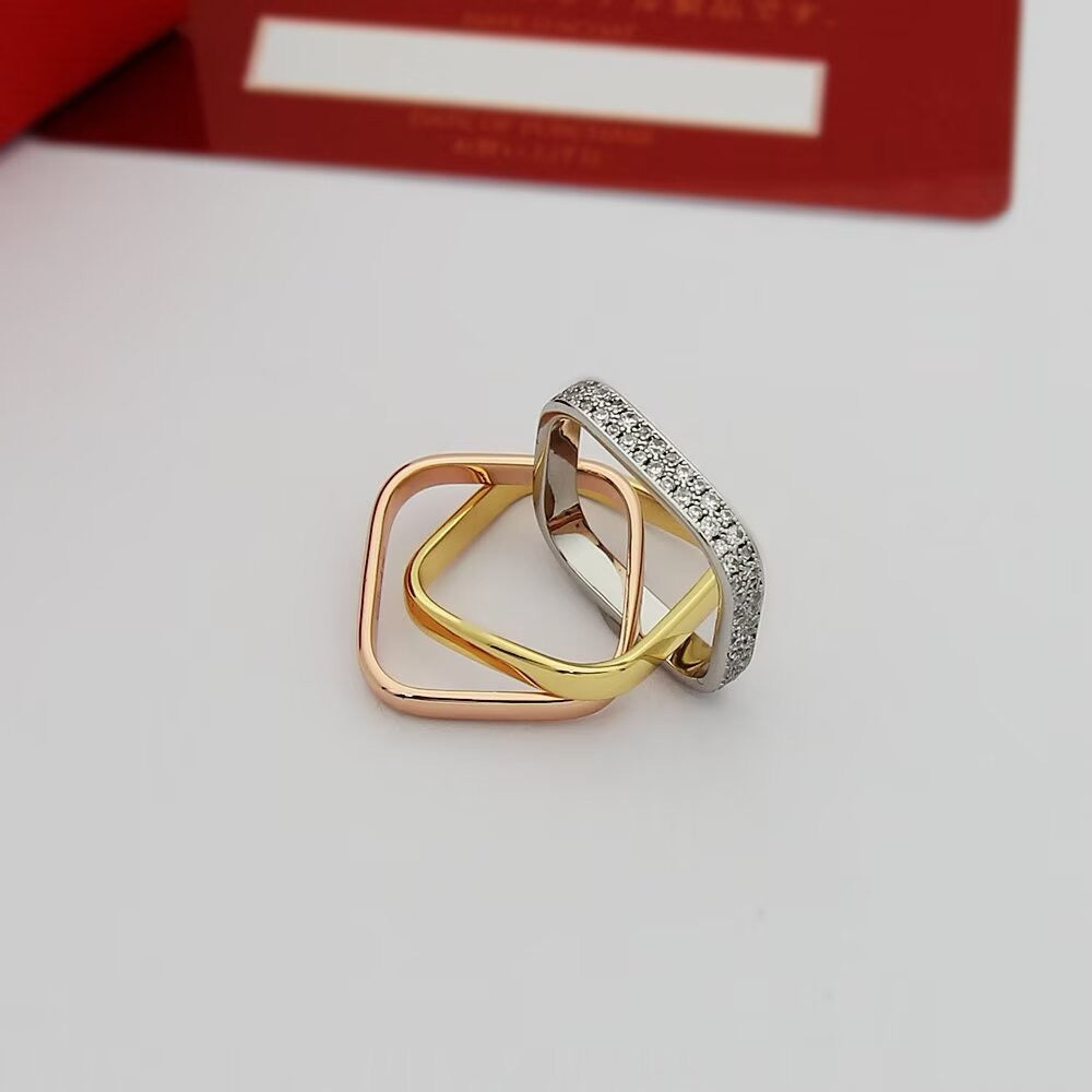 [OAK JURI]TRINITY 3.5MM CUSHION RING COLLECTION