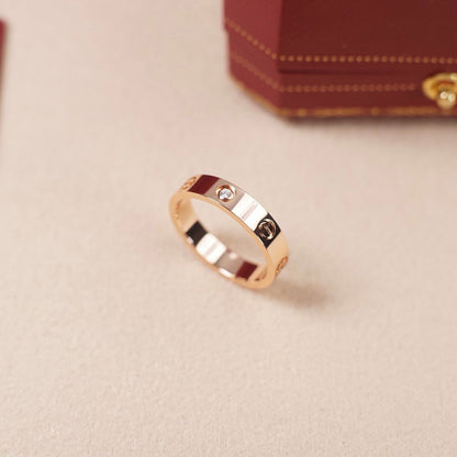 [OAK JURI]LOVE 4MM 1 DIAMOND RING