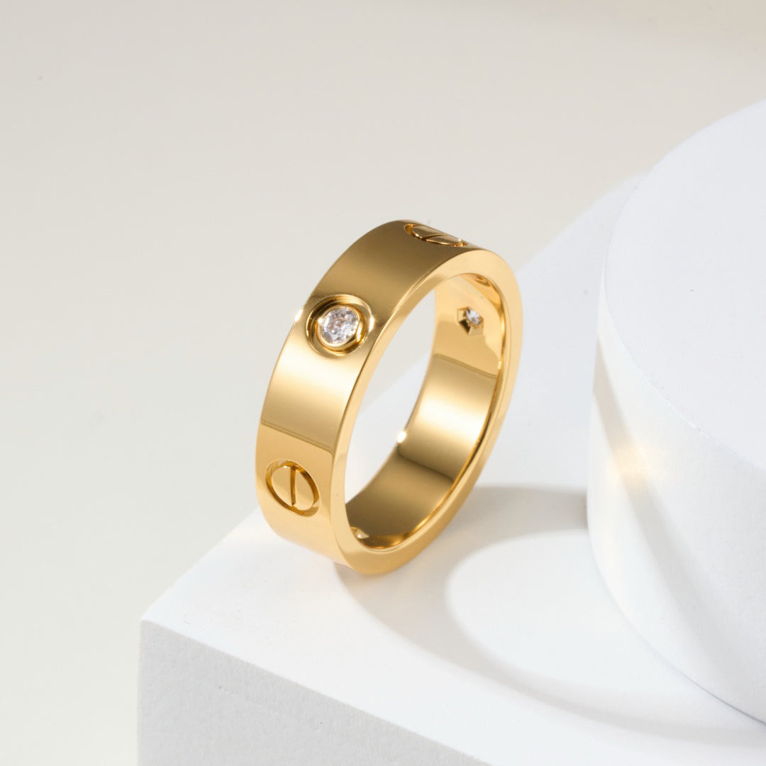 [OAK JURI]LOVE 4MM 1 DIAMOND RING