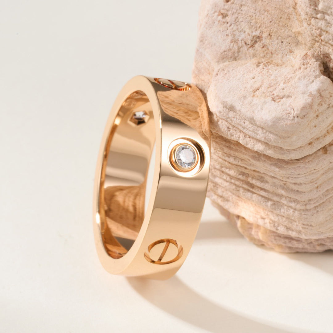 [OAK JURI]LOVE 4MM 1 DIAMOND RING