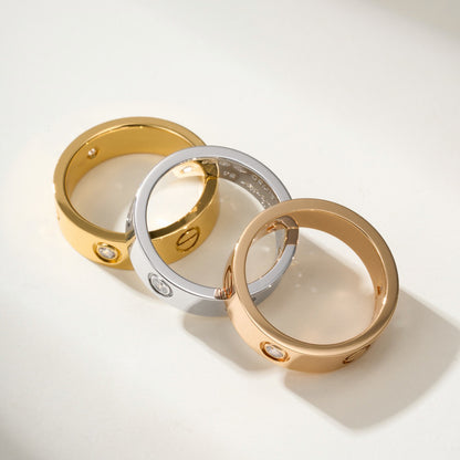 [OAK JURI]LOVE 4MM 1 DIAMOND RING
