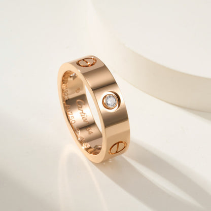 [OAK JURI]LOVE 4MM 1 DIAMOND RING