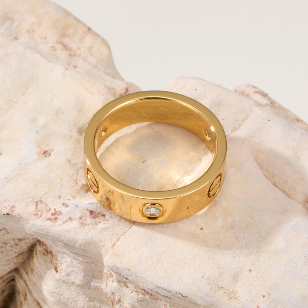 [OAK JURI]LOVE 4MM 1 DIAMOND RING
