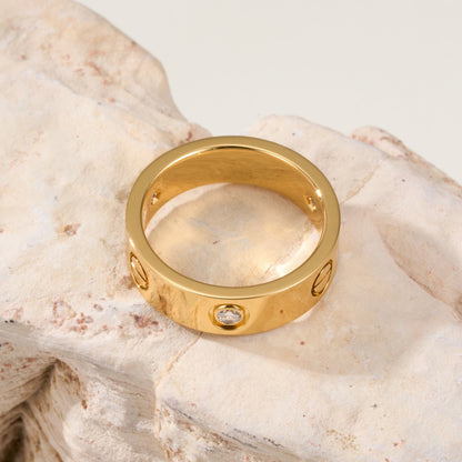 [OAK JURI]LOVE 4MM 1 DIAMOND RING