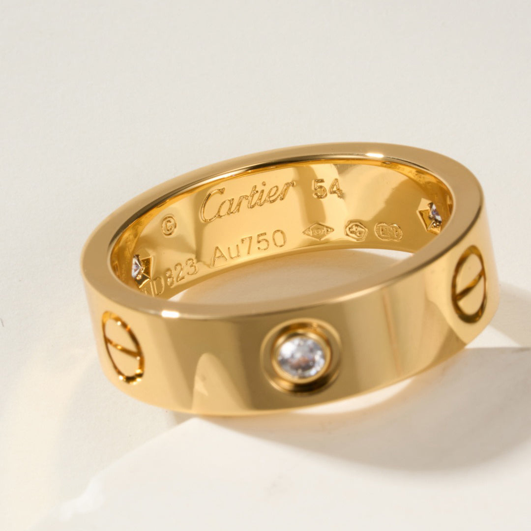 [OAK JURI]LOVE 4MM 1 DIAMOND RING