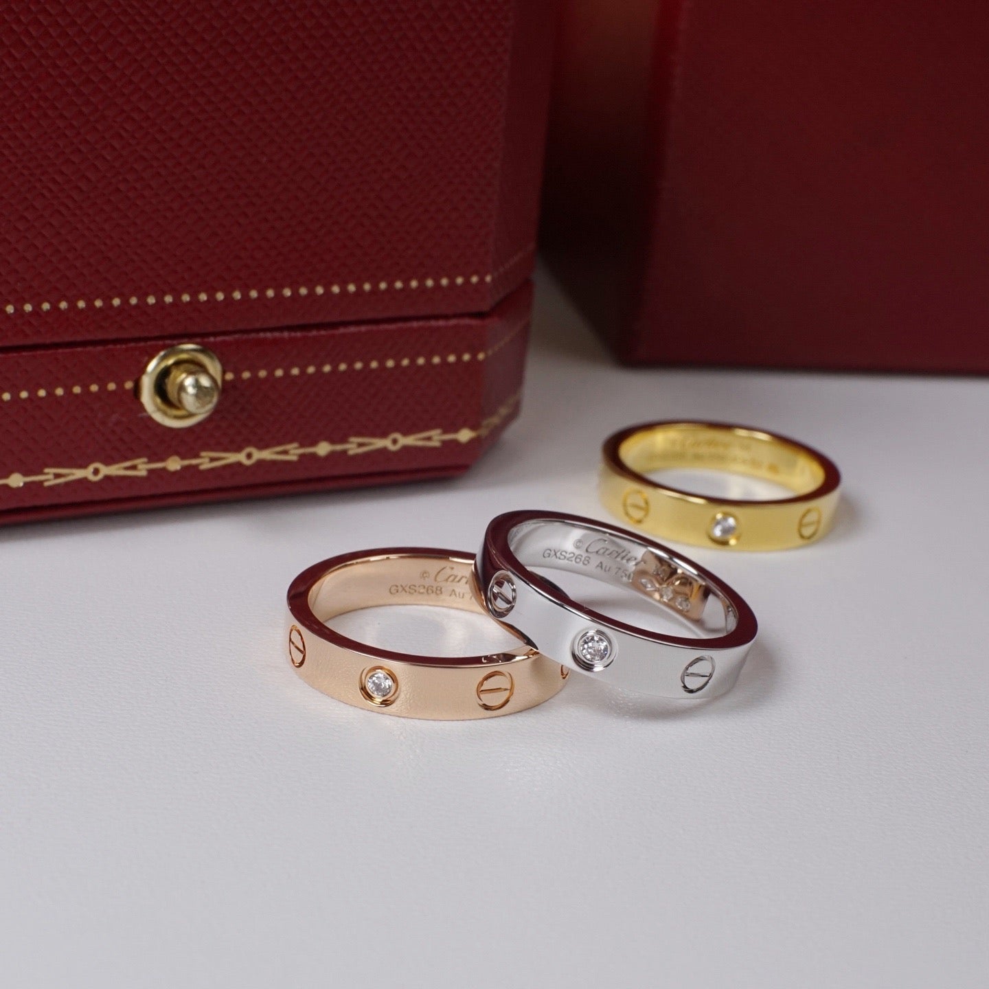 [OAK JURI]LOVE 4MM 1 DIAMOND RING