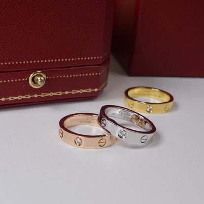 [OAK JURI]LOVE 4MM 1 DIAMOND RING