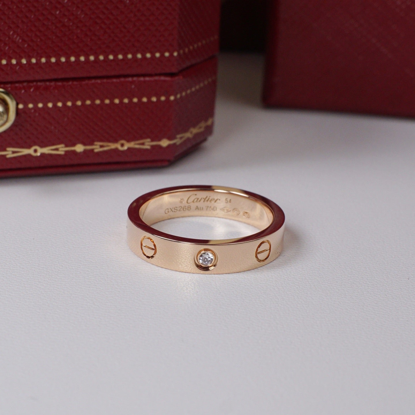 [OAK JURI]LOVE 4MM 1 DIAMOND RING