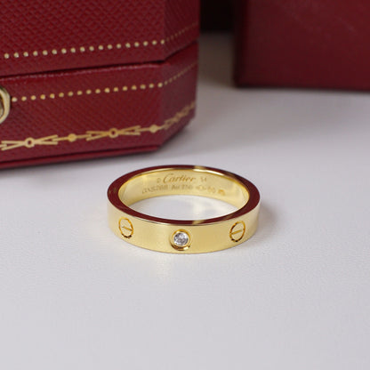 [OAK JURI]LOVE 4MM 1 DIAMOND RING