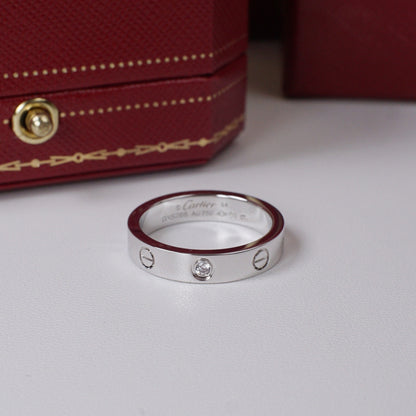 [OAK JURI]LOVE 4MM 1 DIAMOND RING
