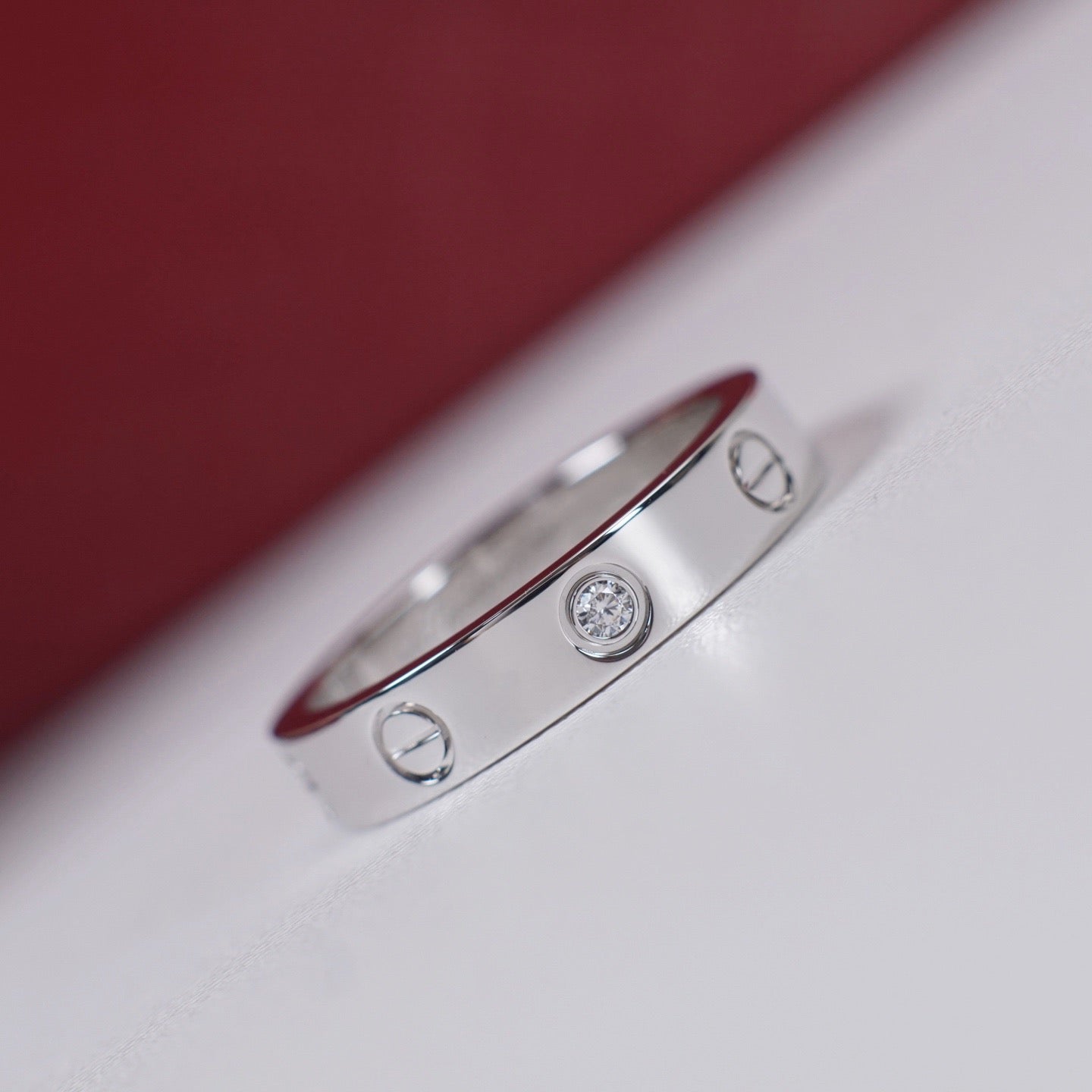 [OAK JURI]LOVE 4MM 1 DIAMOND RING