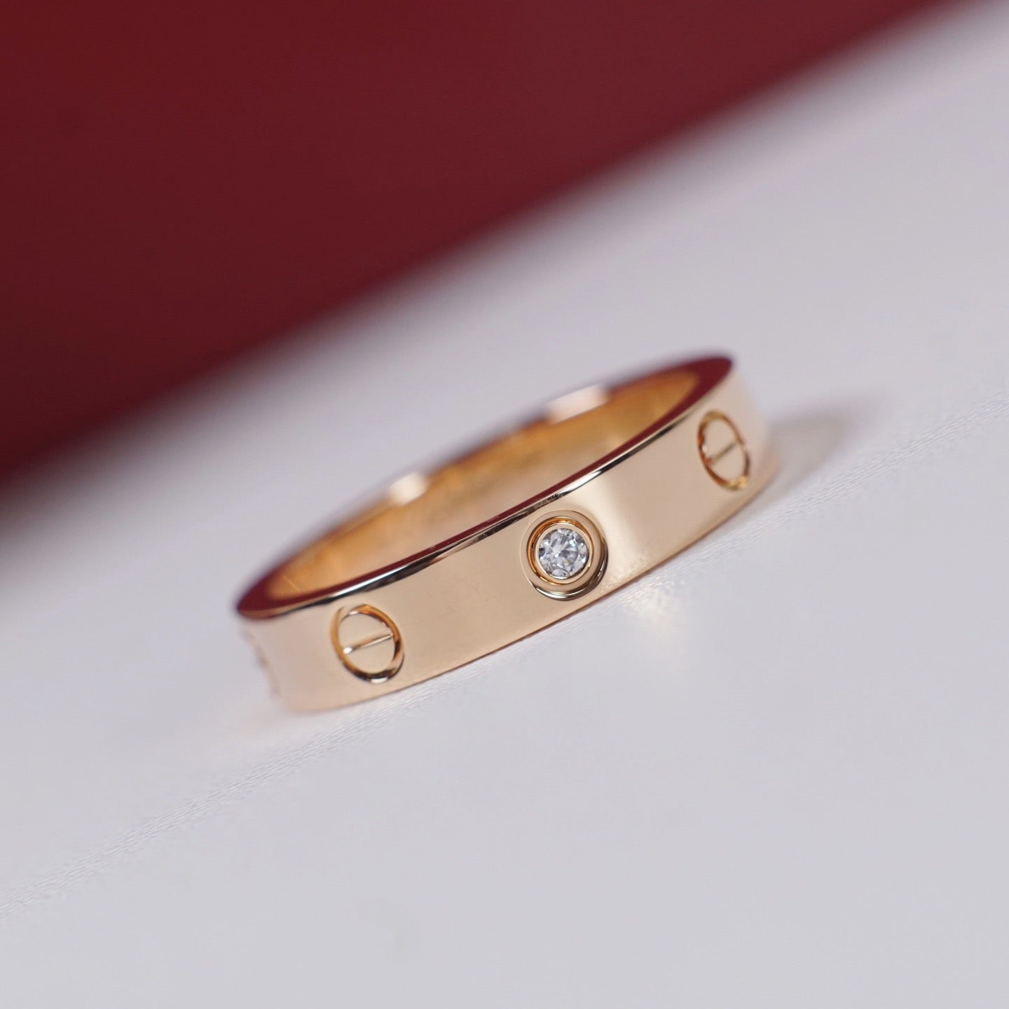 [OAK JURI]LOVE 4MM 1 DIAMOND RING