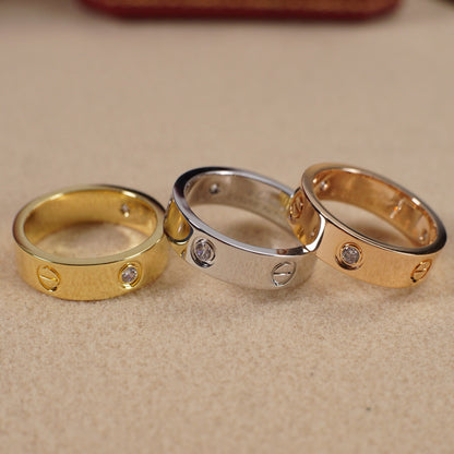 [OAK JURI]LOVE 5.5MM 3 DIAMOND RING