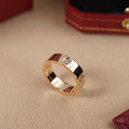 [OAK JURI]LOVE 5.5MM 3 DIAMOND RING