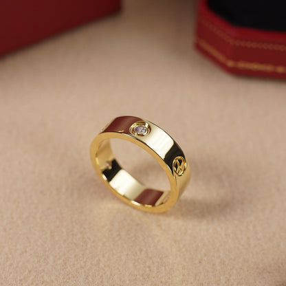 [OAK JURI]LOVE 5.5MM 3 DIAMOND RING