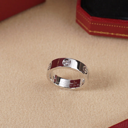[OAK JURI]LOVE 5.5MM 3 DIAMOND RING