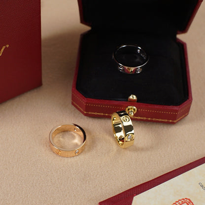 [OAK JURI]LOVE 5.5MM 3 DIAMOND RING
