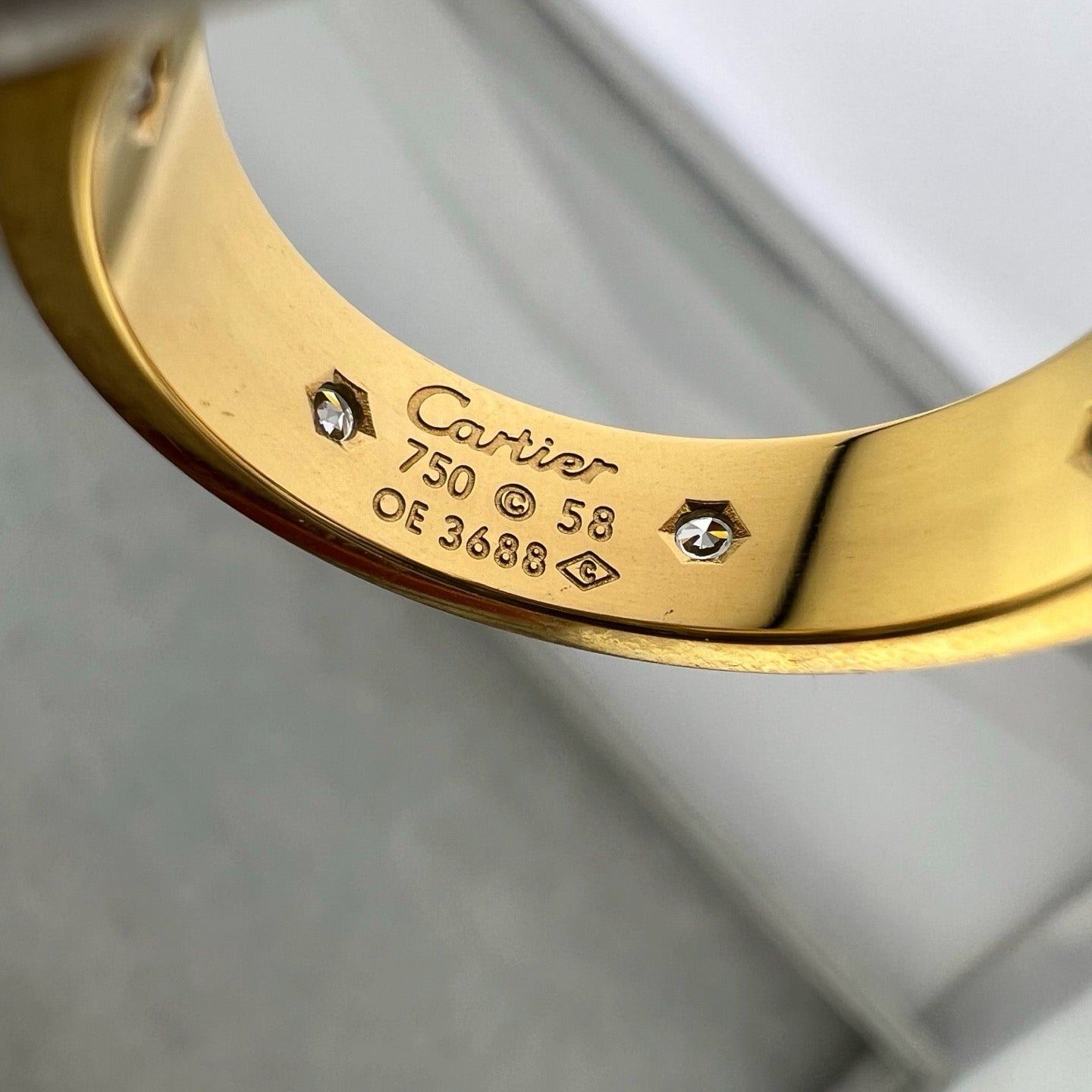 [OAK JURI]LOVE 5.5mm Full-Pave 6-Diamond Ring