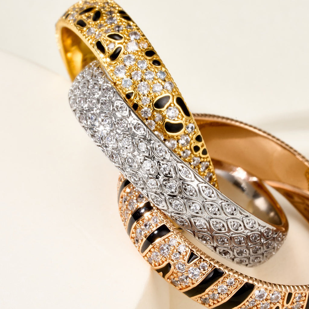 [OAK JURI]TRINITY  RING LEOPARD PRINT