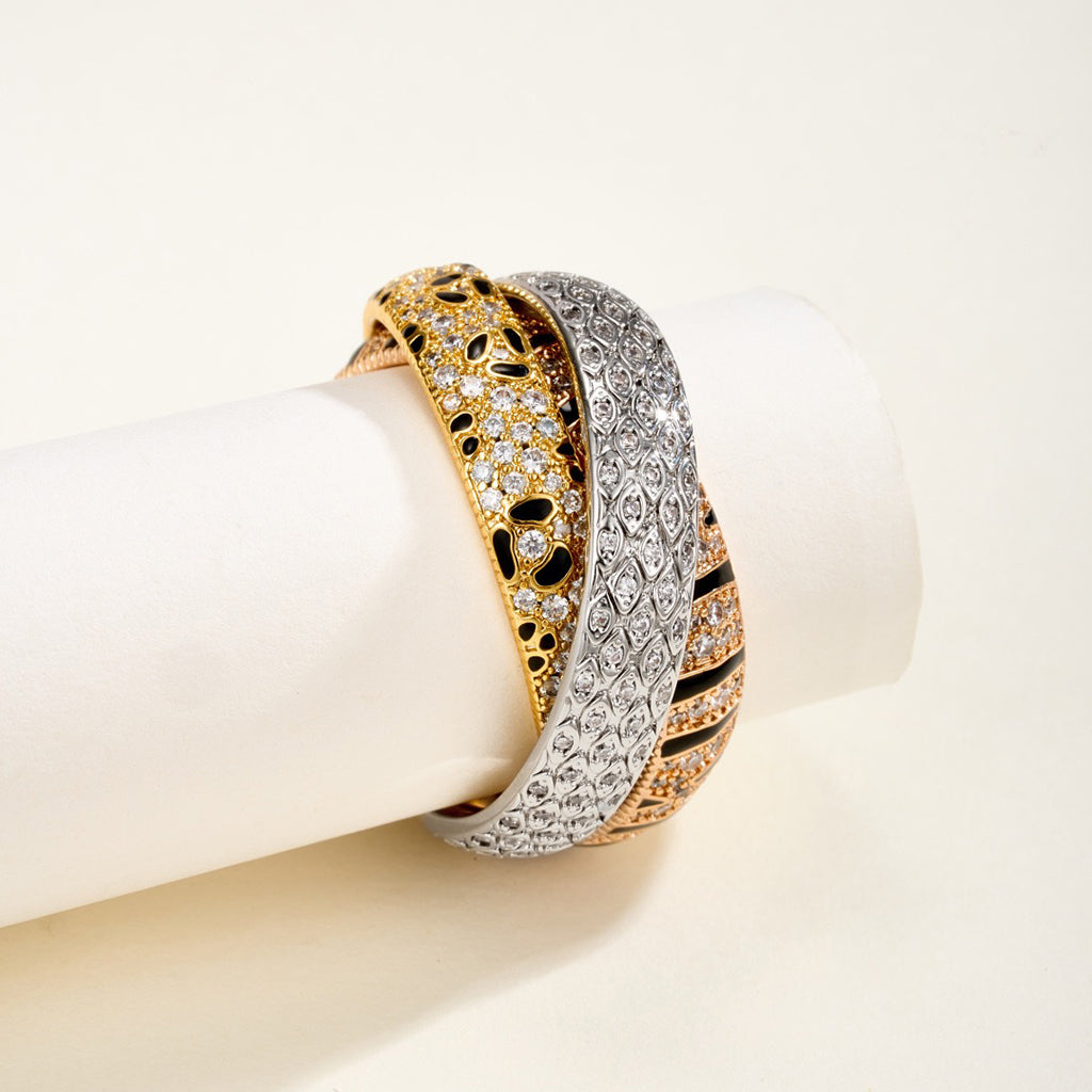 [OAK JURI]TRINITY  RING LEOPARD PRINT