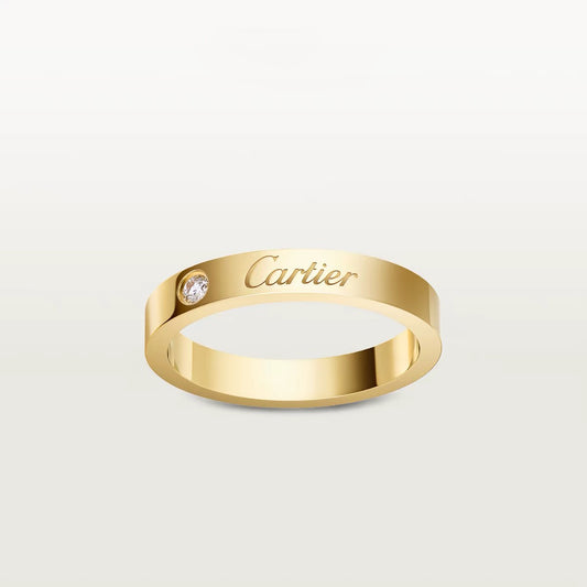 [OAK JURI]LOVE RING 4MM 1 DIAMOND