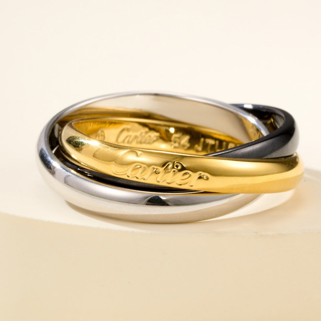 [OAK JURI]TRINITY 3.2MM RING BLACK CERAMIC