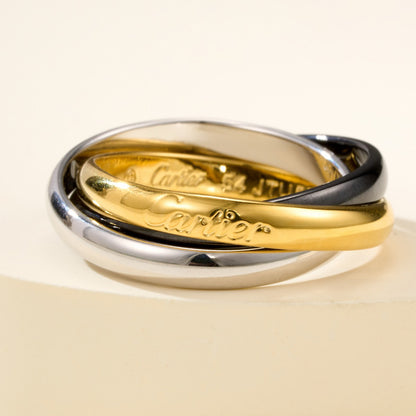 [OAK JURI]TRINITY 3.2MM RING BLACK CERAMIC