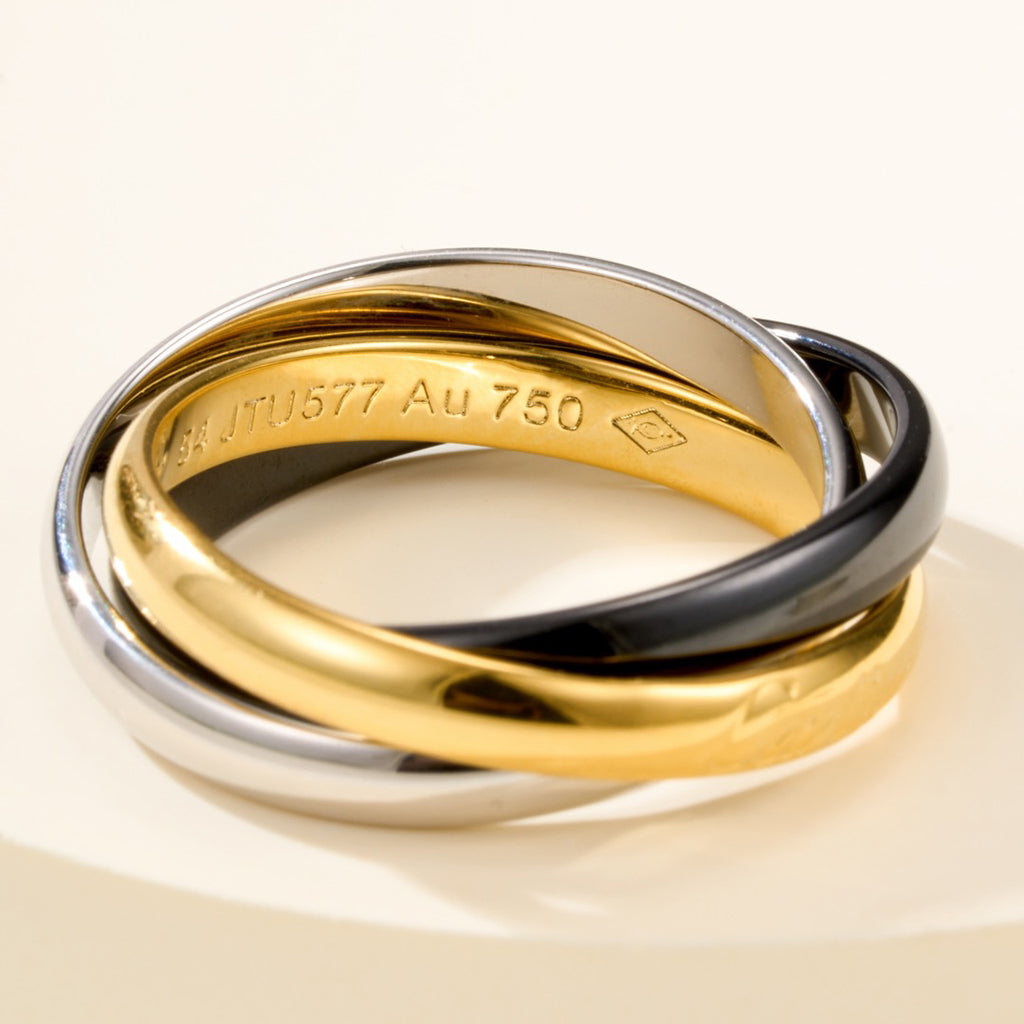 [OAK JURI]TRINITY 3.2MM RING BLACK CERAMIC