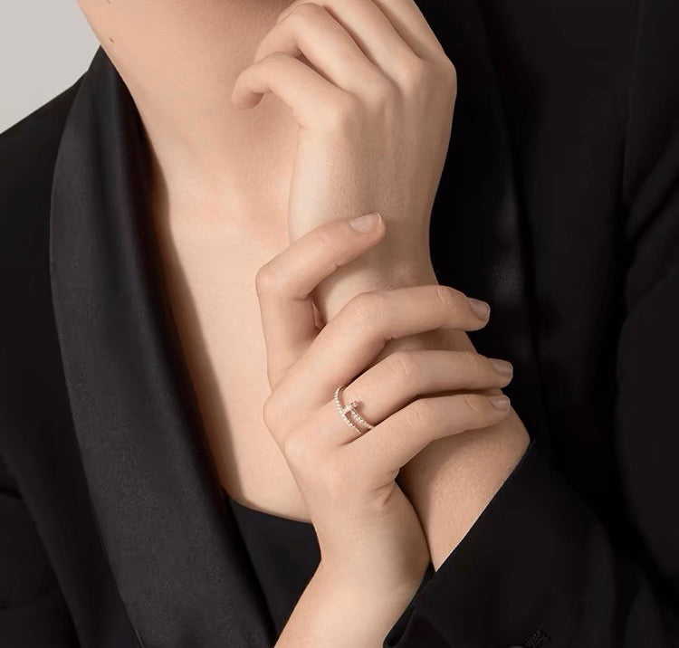 [OAK JURI]JUSTE 1.8MM FULL DIAMOND RING