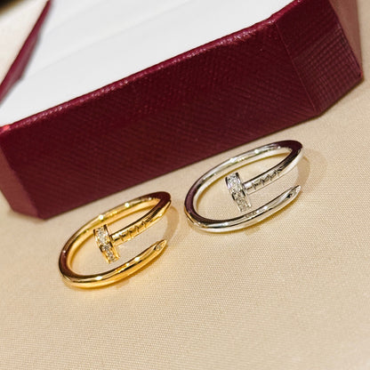 [OAK JURI]JUSTE 1.8MM HALF DIAMOND RING