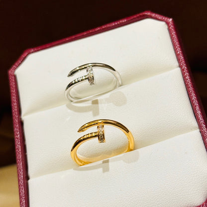 [OAK JURI]JUSTE 1.8MM HALF DIAMOND RING