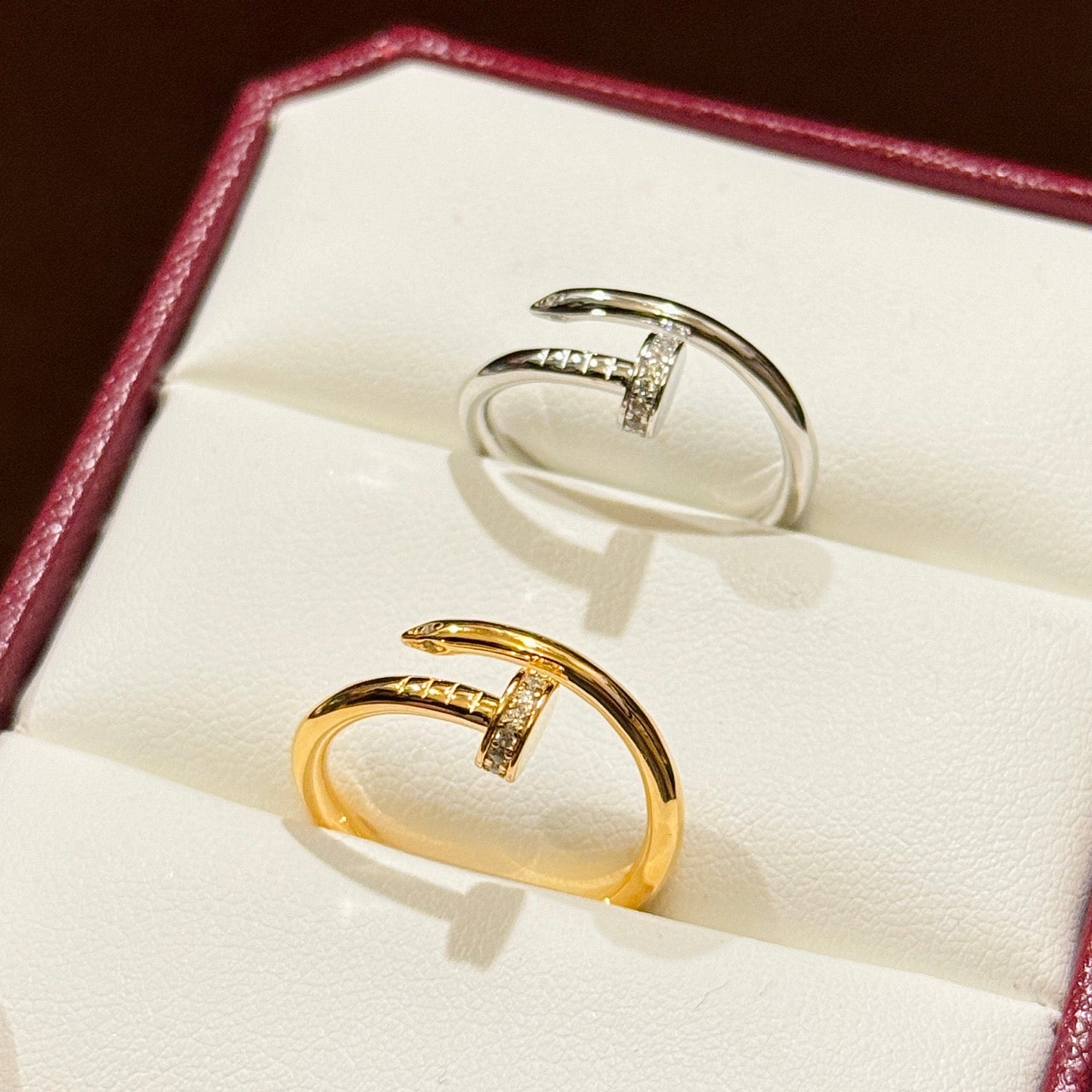 [OAK JURI]JUSTE 1.8MM HALF DIAMOND RING