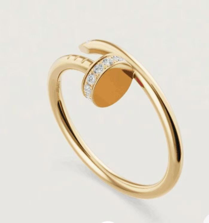 [OAK JURI]JUSTE 1.8MM HALF DIAMOND RING