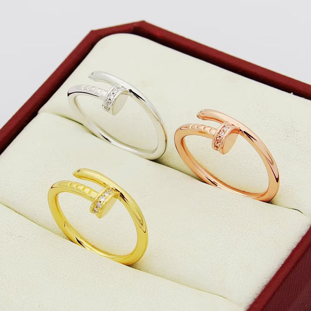 [OAK JURI]JUSTE 1.8MM HALF DIAMOND RING