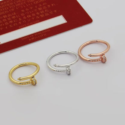 [OAK JURI]JUSTE 1.8MM HALF DIAMOND RING