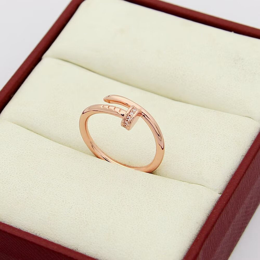 [OAK JURI]JUSTE 1.8MM HALF DIAMOND RING