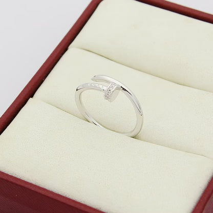 [OAK JURI]JUSTE 1.8MM HALF DIAMOND RING
