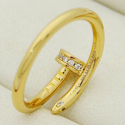 [OAK JURI]JUSTE 1.8MM HALF DIAMOND RING