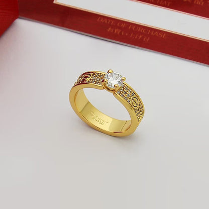 [OAK JURI]LOVE RING 3.6MM 1 BIG DIAMOND FULL DIAMOND
