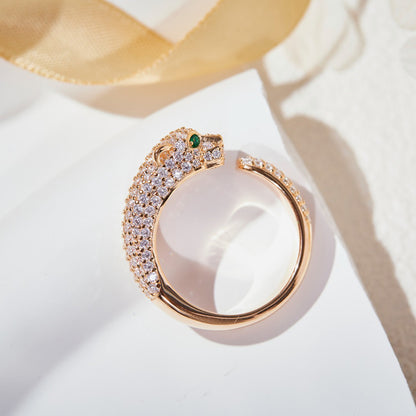 [OAK JURI]PANTHERE FULL DIAMOND SMALL RING