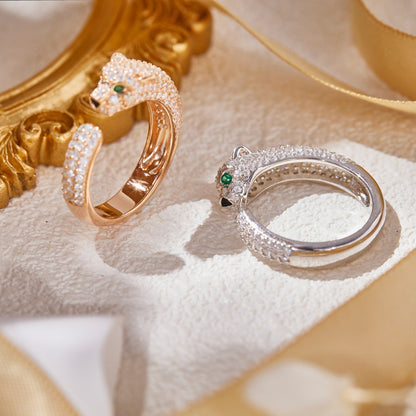 [OAK JURI]PANTHERE FULL DIAMOND SMALL RING