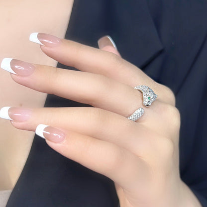 [OAK JURI]PANTHERE FULL DIAMOND SMALL RING