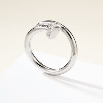 [OAK JURI]JUSTE RING 2.6MM HALF DIAMOND