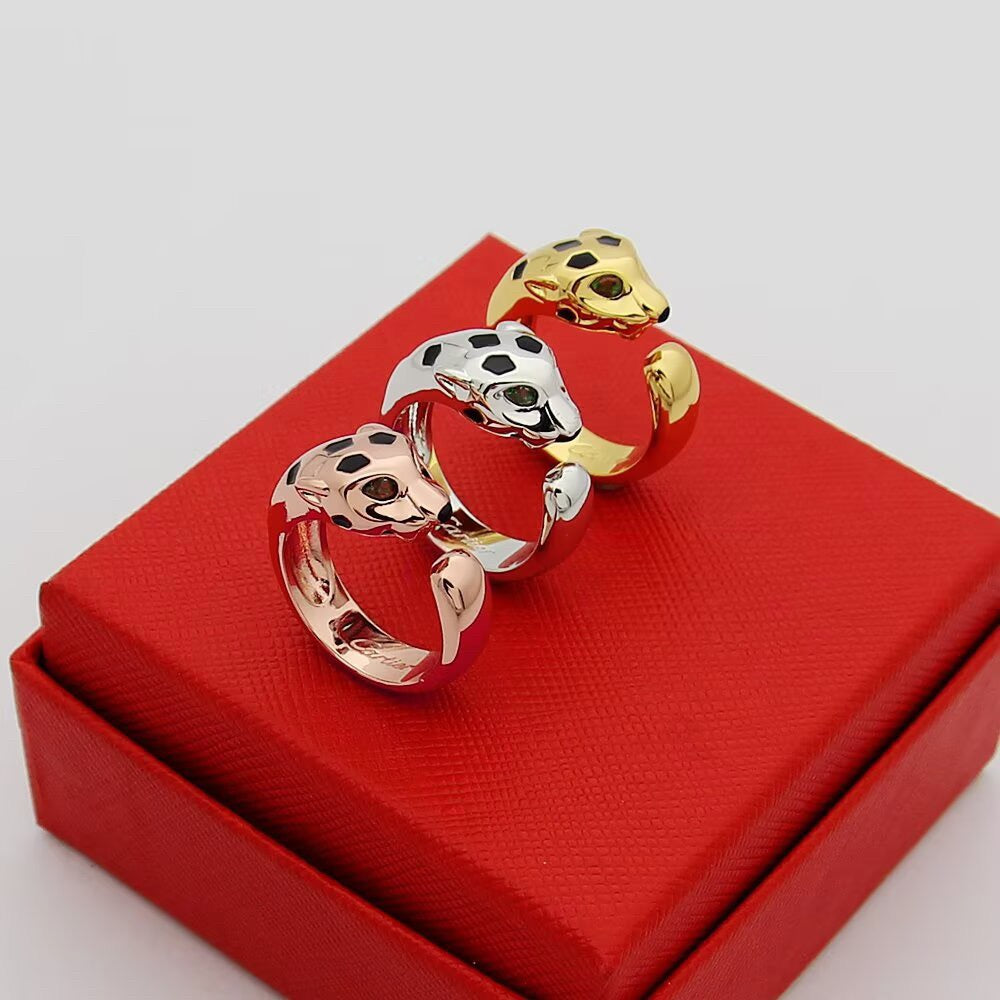 [OAK JURI]PANTHERE SPOTTED MEDIUM RING