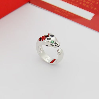 [OAK JURI]PANTHERE SPOTTED MEDIUM RING